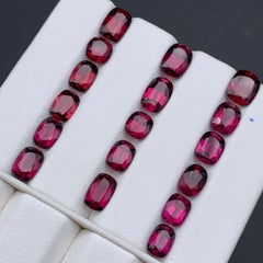 Pinkish Red Natural Rhodolite Garnet Jewelry Size Loose Gemstones Lot 23.90 Ct