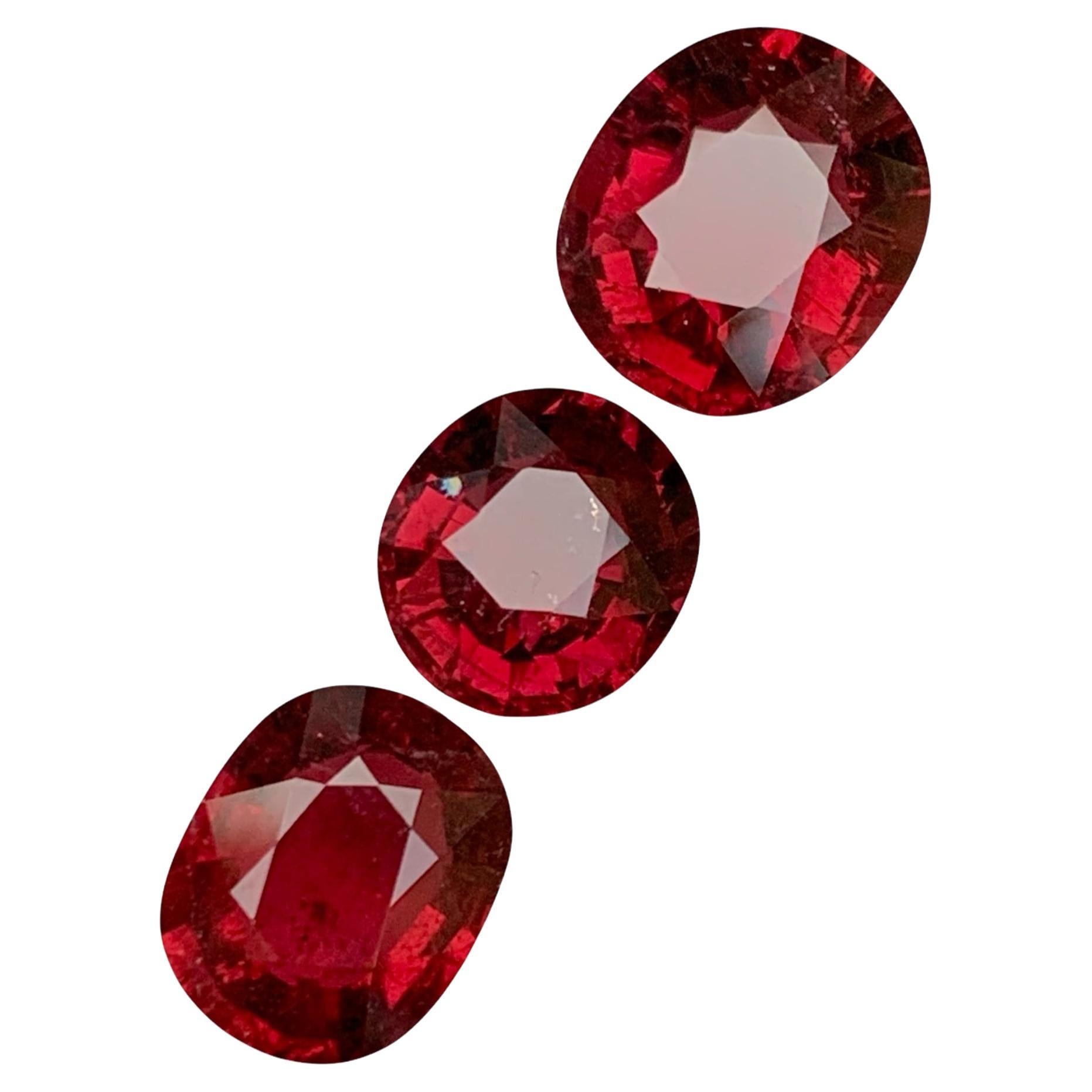 Gemas sueltas de turmalina rubelita natural rojo rosado Lote 12.80Ct talla cojín