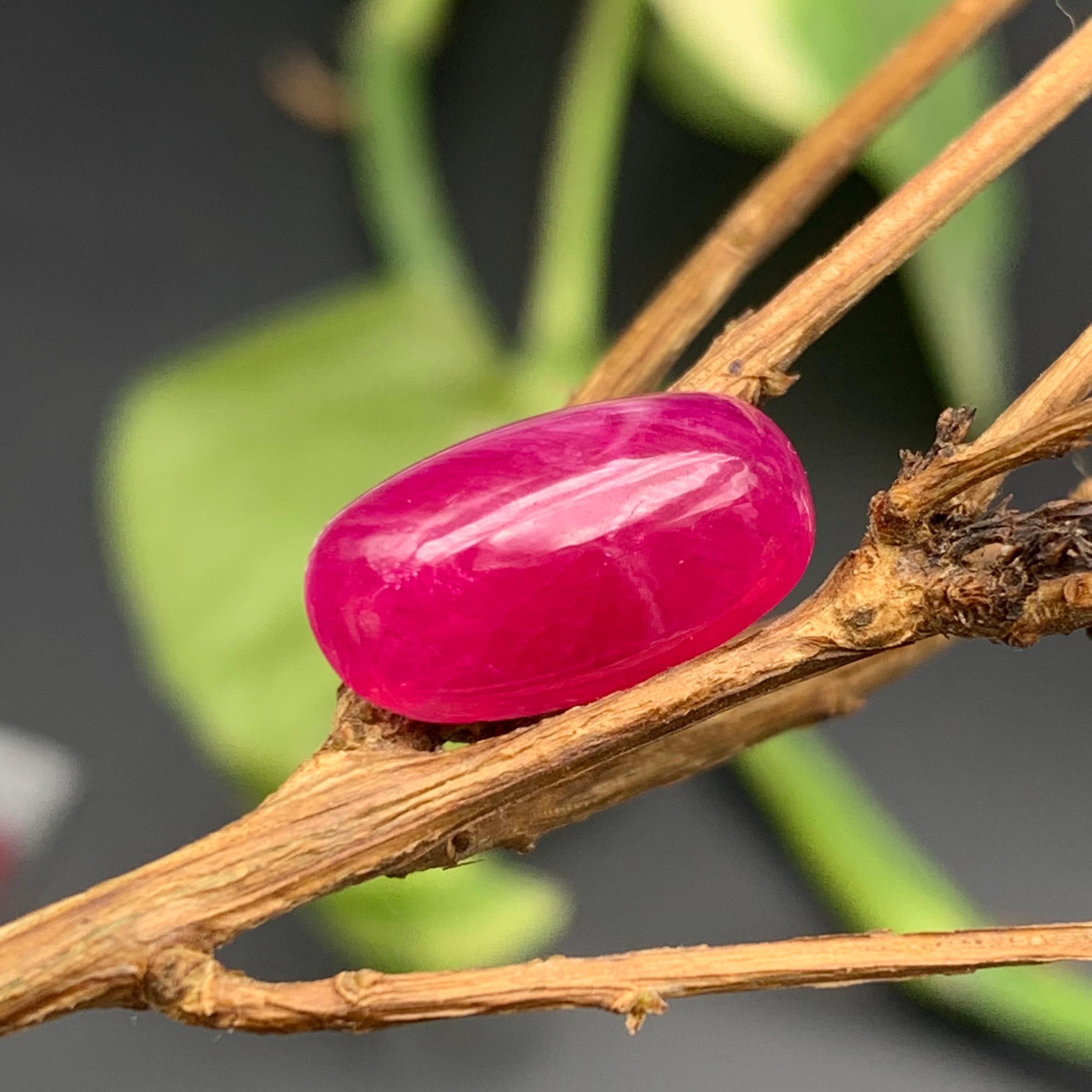 ¡¡¡Rubí Natural Rojo Rosado Piedra Preciosa Suelta para Anillo, Colgante de Collar, Pulsera o cualquier otro Engaste de Joyería-Cabujón Cortado!!!

💎 TIPO DE PIEDRA PRECIOSA: Rubí
⚖️ PESO: 6,30 Quilates
FORMA Y TALLADO: Talla cabujón
📏 TAMAÑO