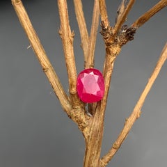Pinkish Red Natural Ruby Ring Loose Gemstone 1.30 Ct Oval Cushion Cut-Jewelry