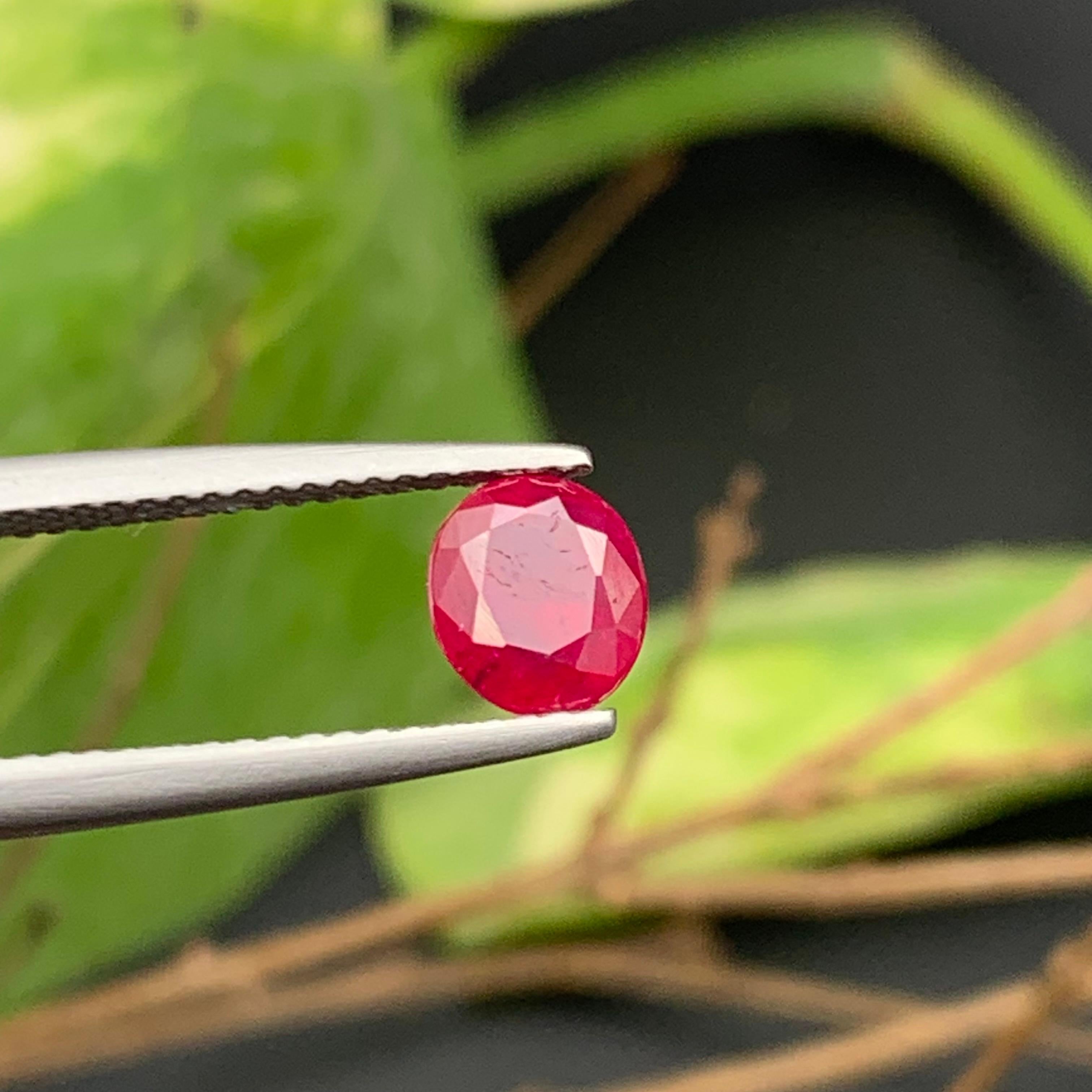 Pinkish Red Natural Ruby Loose Gemstone for Ring, or any other Jewelry Setting–Oval Cushion Cut from Afghanistan!!

💎 GEMSTONE TYPE: Ruby
⚖️ WEIGHT: 1.30 Carats
🪚 SHAPE & CUT: Oval Cushion Cut
📏 SIZE (MM): 6.64 x 5.74 x 4.27
🌈 COLOR: Pinkish