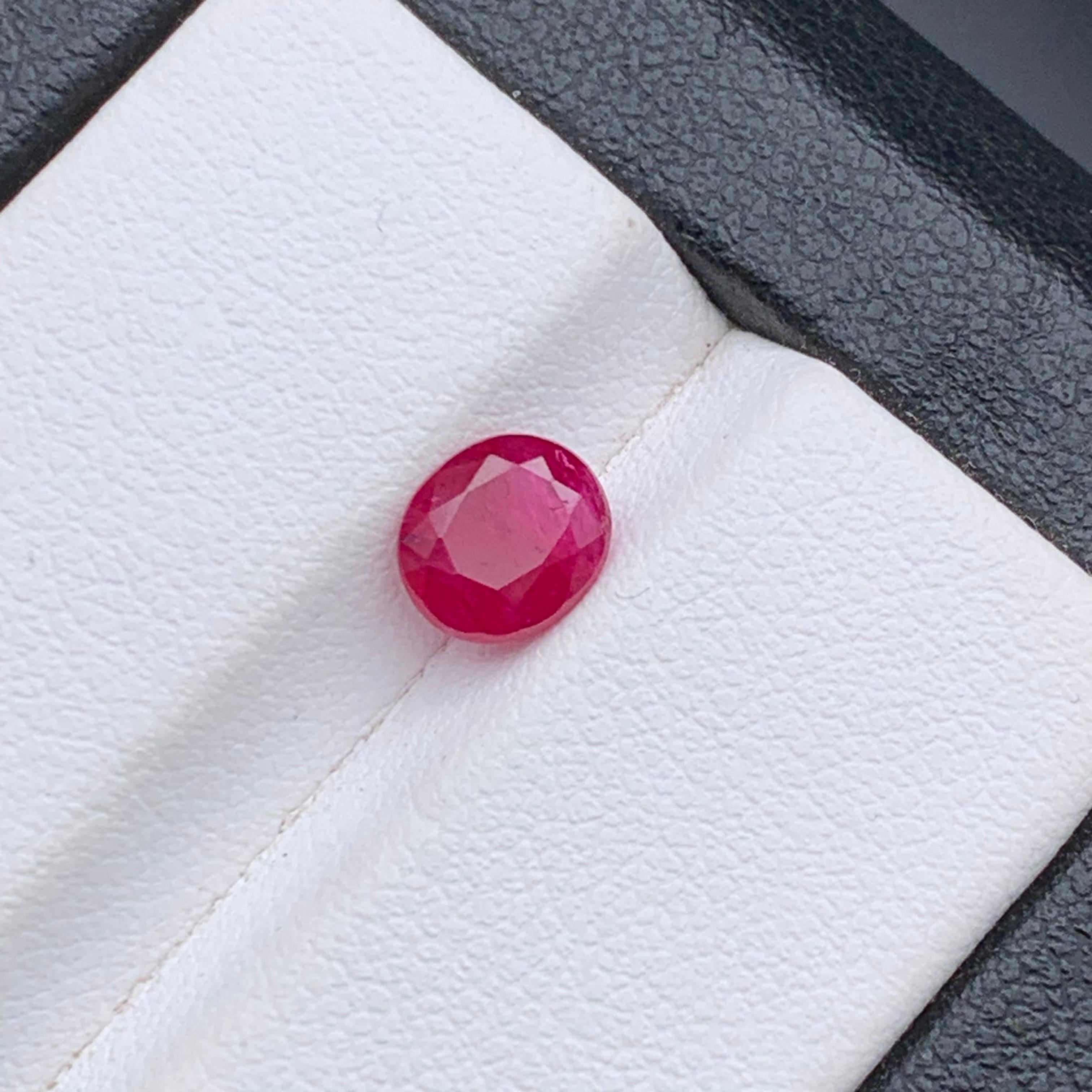 Pinkish Red Natural Ruby Ring Loose Gemstone 1.30 Ct Oval Cushion Cut-Jewelry 2