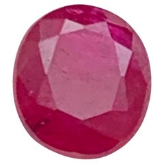 Pinkish Red Natural Ruby Ring Loose Gemstone 1.30 Ct Oval Cushion Cut-Jewelry