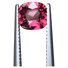 Pinkish Red Natural Spinel 1.44 Carat Cushion Cut Loose Gemstone for Ring, Burma