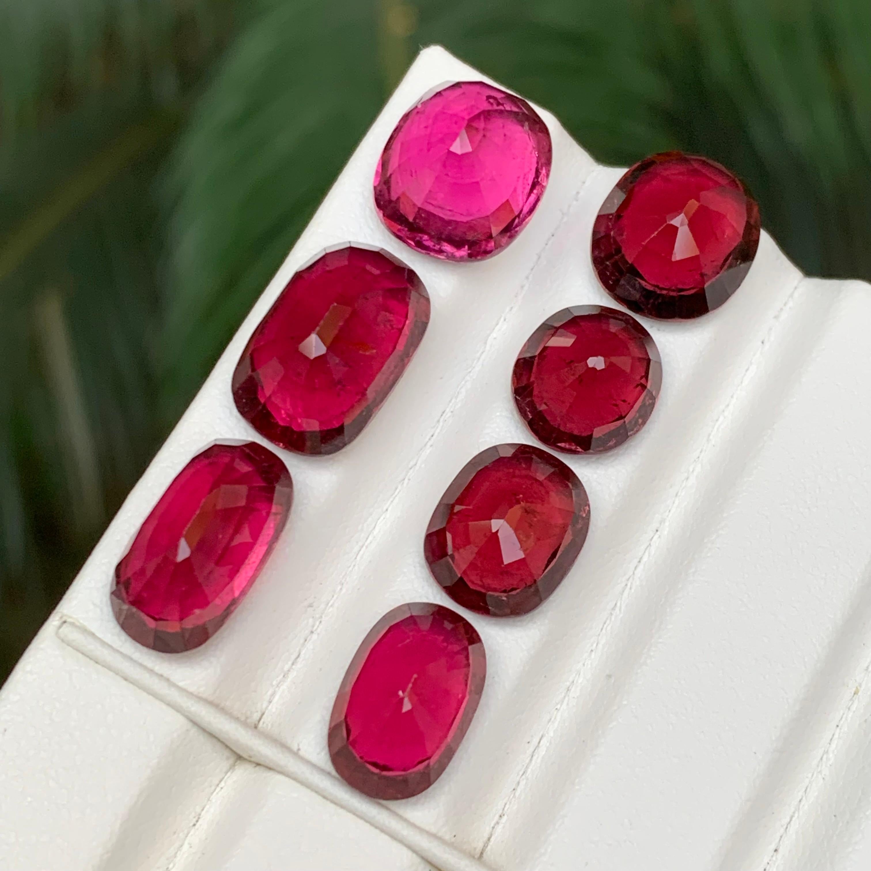 Tormalina rubellite naturale rosa e rossa, lotto di gemme sciolte 38,90 carati In condizioni Nuovo in vendita a Peshawar, PK