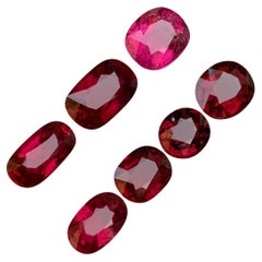 Lose Edelsteine in Rosa, Rot & Rosa mit natürlichem Rubellit und Turmalin, Lot 38,90 Karat