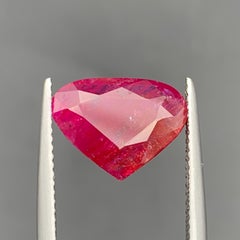 Pinkish Red Ruby 4.93 Ct Pear Cut Natural Loose Gemstone for Ring or Jewelry
