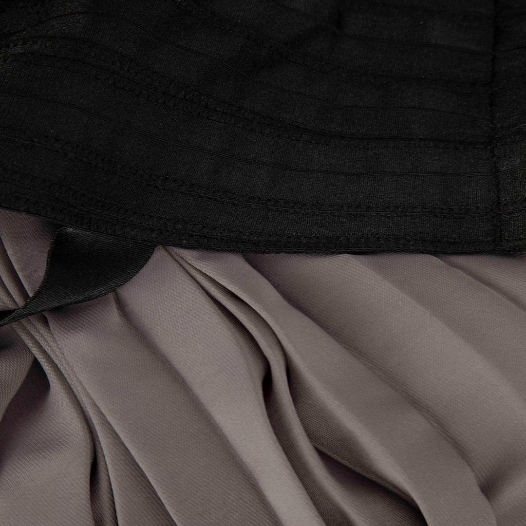 Women's Pinko Black & Grey Pleated Dress Size S