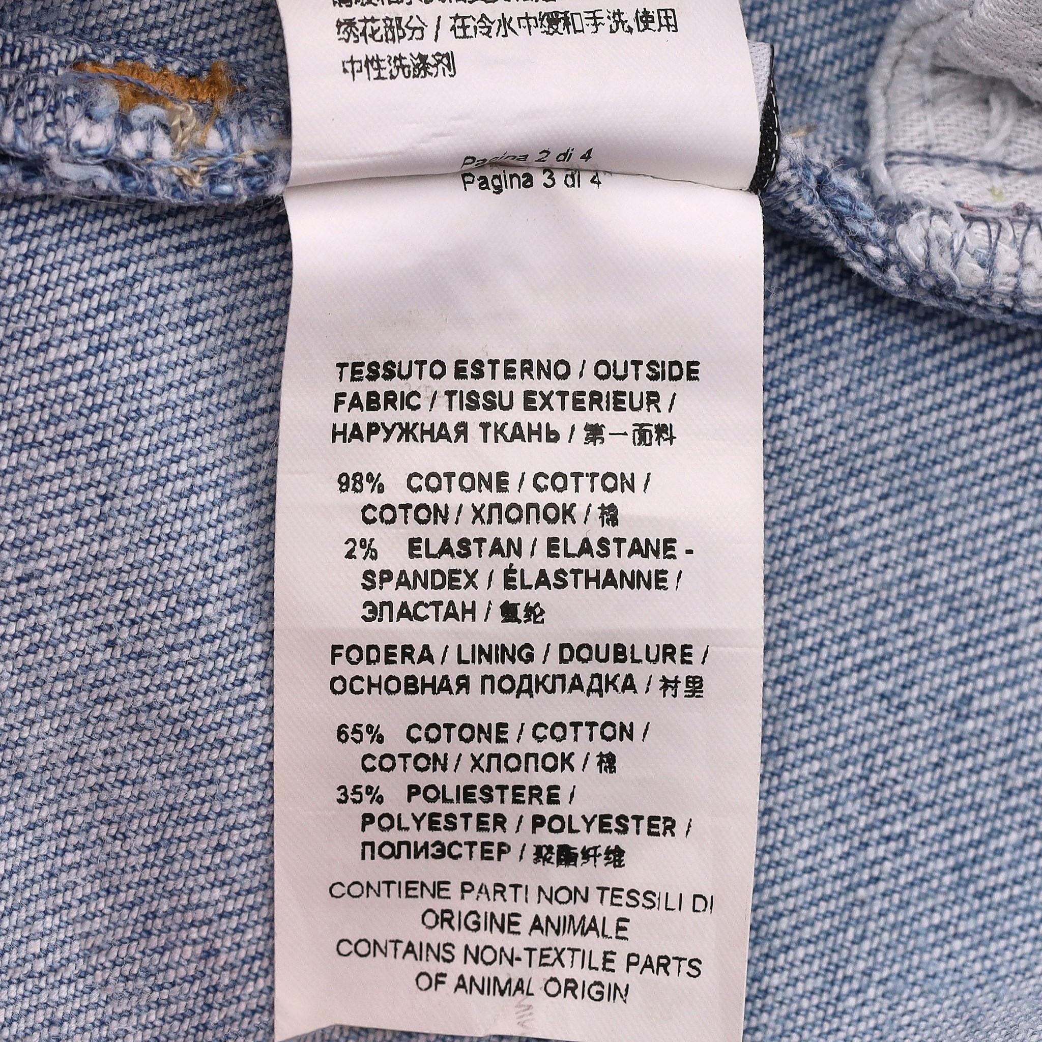 Jeans brodés à fleurs Pinko en vente 1