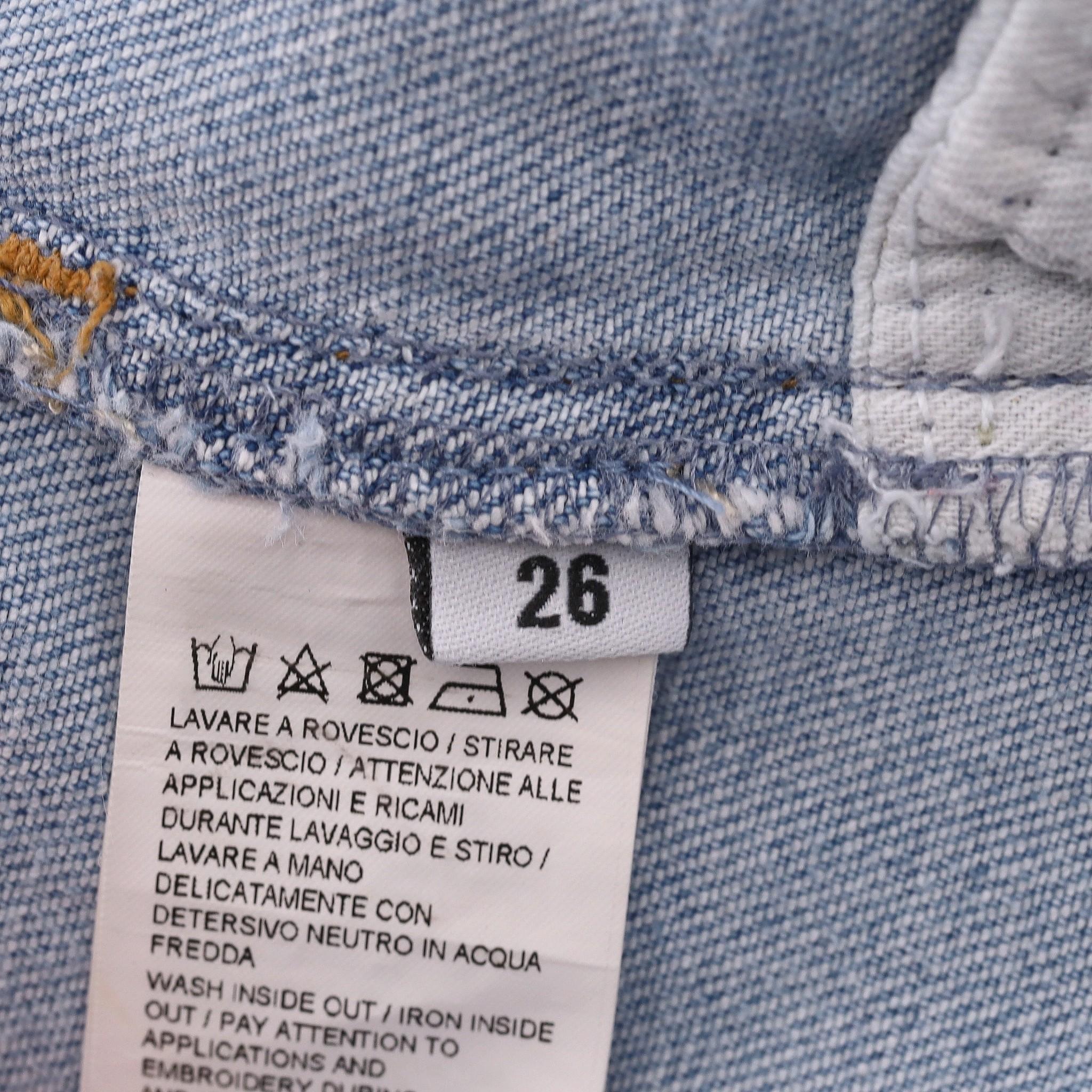 Jeans brodés à fleurs Pinko en vente 2