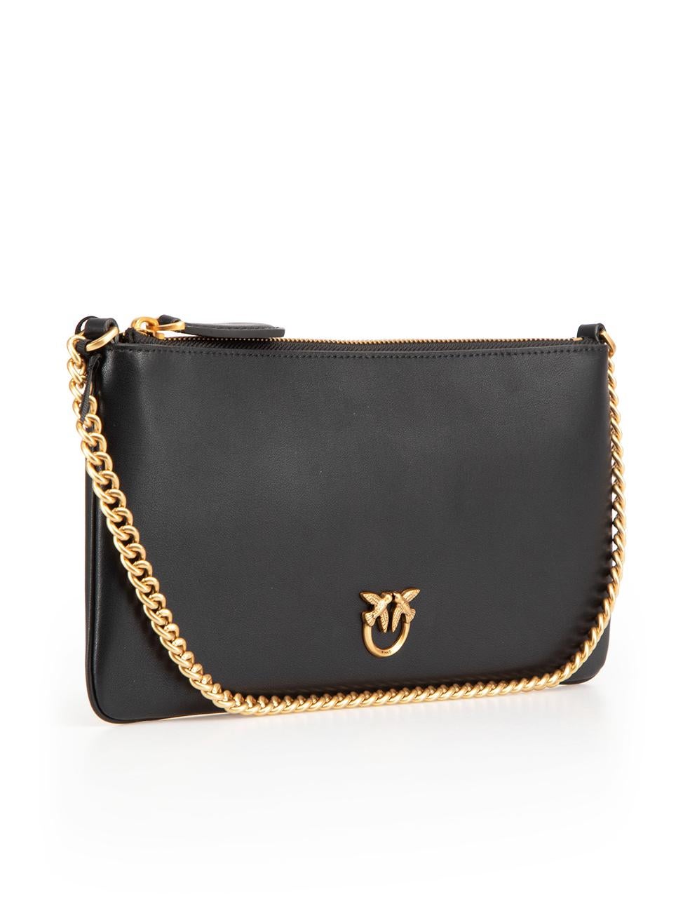 CONDITION is New with tags on this brand new Pinko designer item. This item comes with original packaging.
 
 
 
 Details
 
 
 SS24
 
 Horizontal Flat
 
 Black
 
 Mini shoulder bag
 
 Gold tone hardware
 
 Lovebirds logo detail
 
 Chain strap
 
 1x