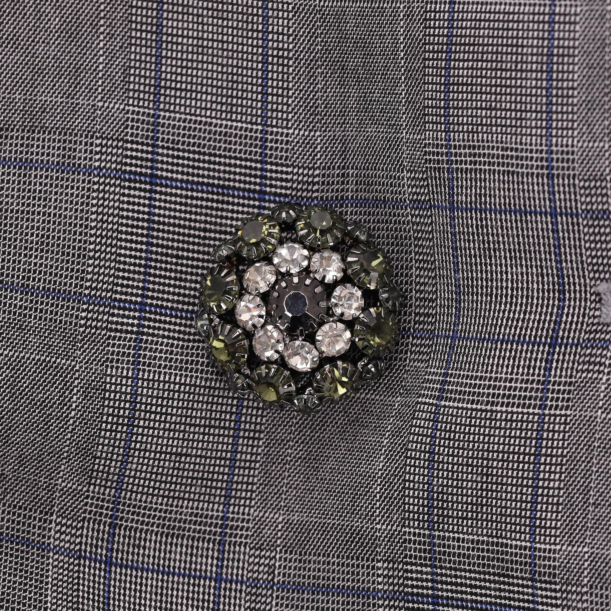 Women's Pinko Wool Blend Prince Of Wales Blazer Dress For Sale