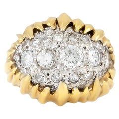 Vintage Pinky 18 Karat Yellow Gold with Diamonds Ring