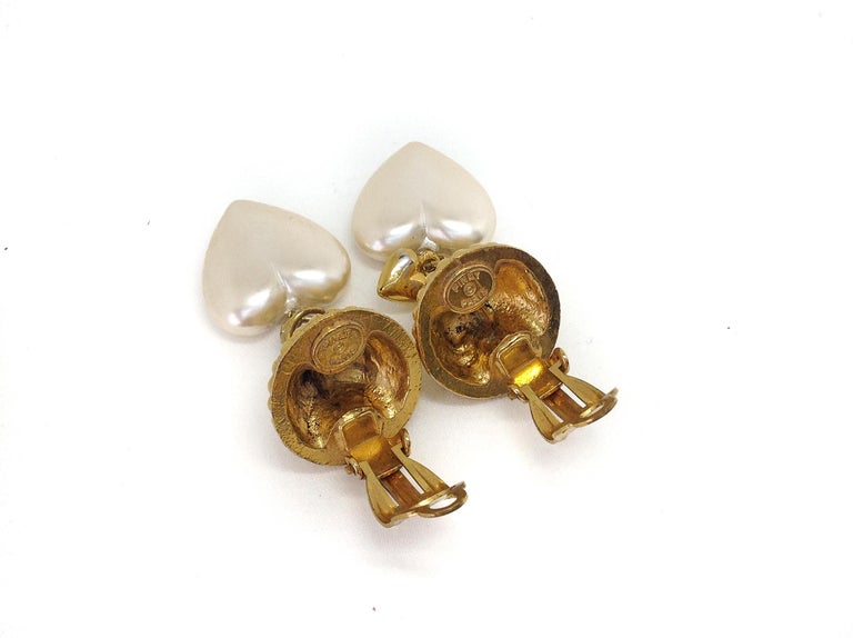 Rare Boucles D'oreilles Pinky Paris Haute Couture Vintage
