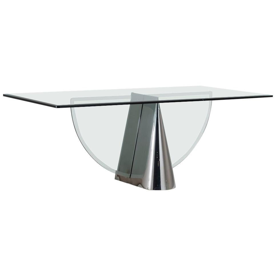 Pinnacle Dining Table by J Wade Beam for Brueton, 1970s For Sale