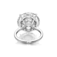 Pinnacle of Perfection: 34 Carat GIA Certified Round Brilliant Cut Diamond Ring