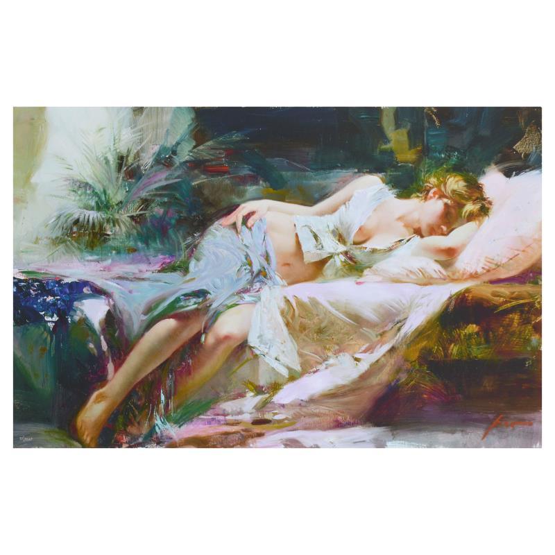 "Lost in Dreams" Giclée sur toile, édition limitée, embellie à la main