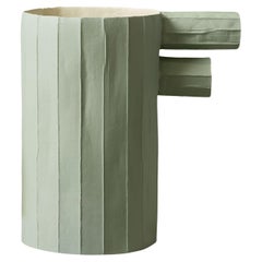 Pino Bis Green Ceramic Vase