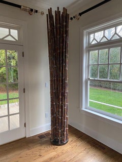 Sculpture en verre de Murano de Pino Castagna « Cannetto » en bambou