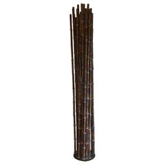 Pino Castagna 'Cannetto' Murano Glass Bamboo Sculpture