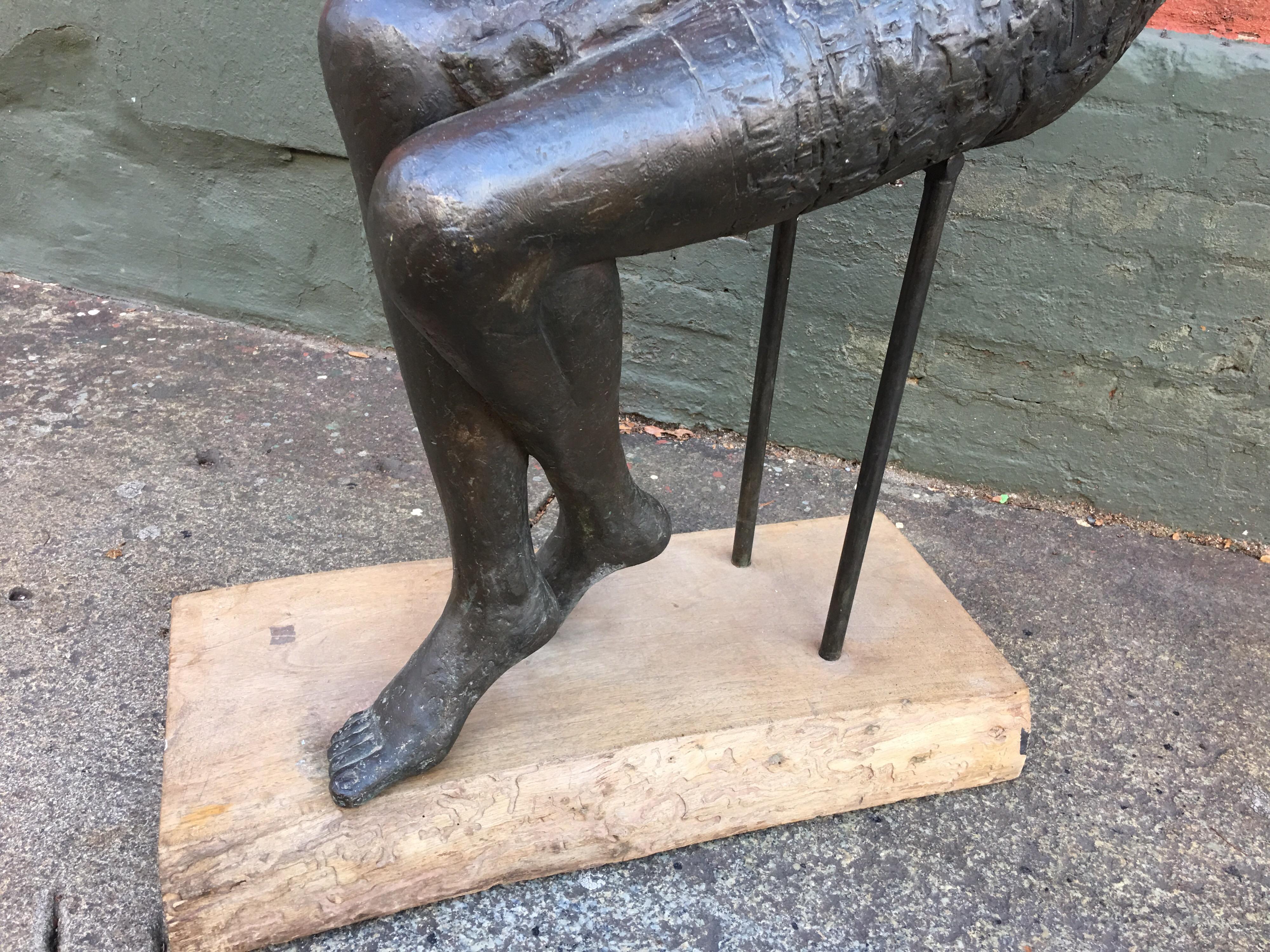 Pino Conte Bronze Life-Size Sculpture “Maternity” In Good Condition In Philadelphia, PA