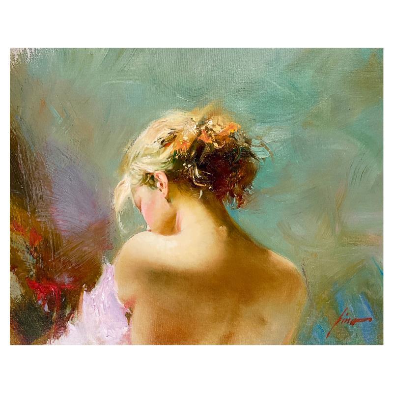 "Desire" Hand Embellished Limited Edition on Canvas - Mixed Media Art by Pino Daeni