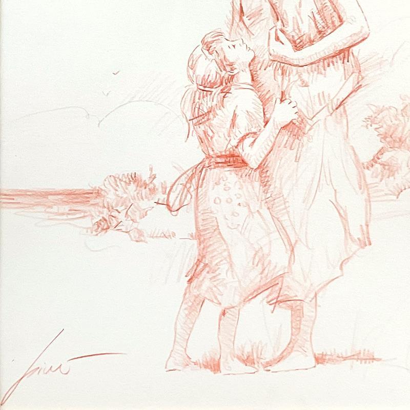Pino Disegno originale incorniciato - Painting Contemporaneo di Pino Daeni