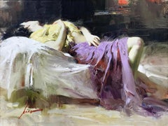 AFTERNOON REPOSE (HAND EMBELLISHED)