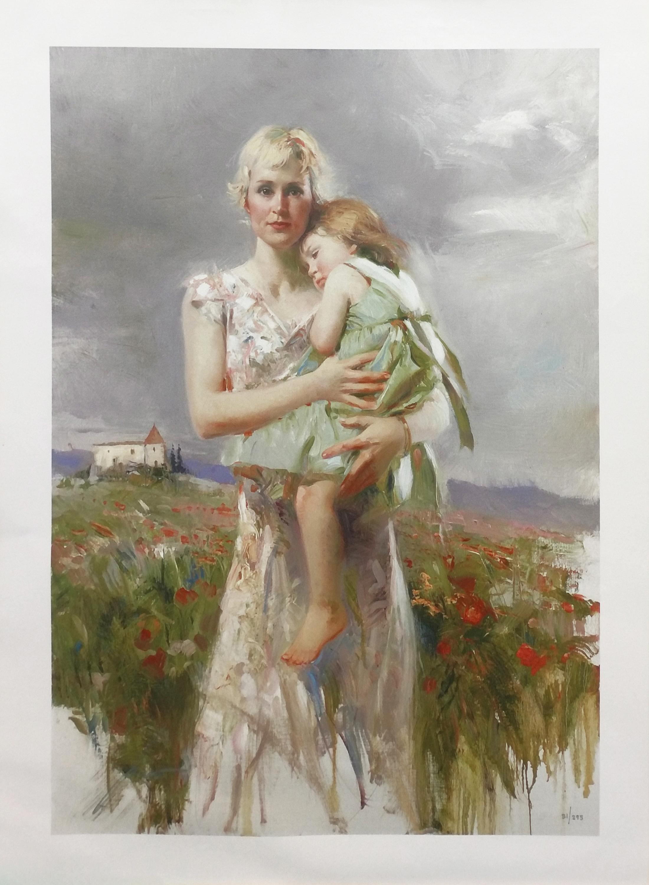 ANGEL FROM ABOVE - Print by Pino Daeni