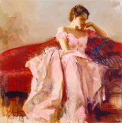 "Atardecer" Óleo Realzado Giclee