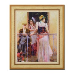 "Family Time" Giclée sur toile encadrée, édition limitée, embellie à la main