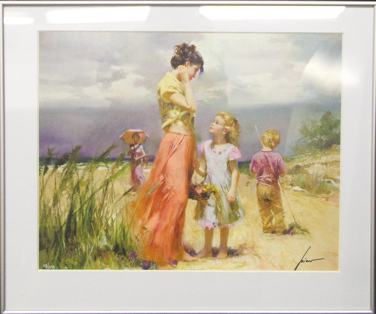 Remember When-Limited Edition Giclee on Paper. Framed, Signed by Artist w/ COA - Print by Pino Daeni