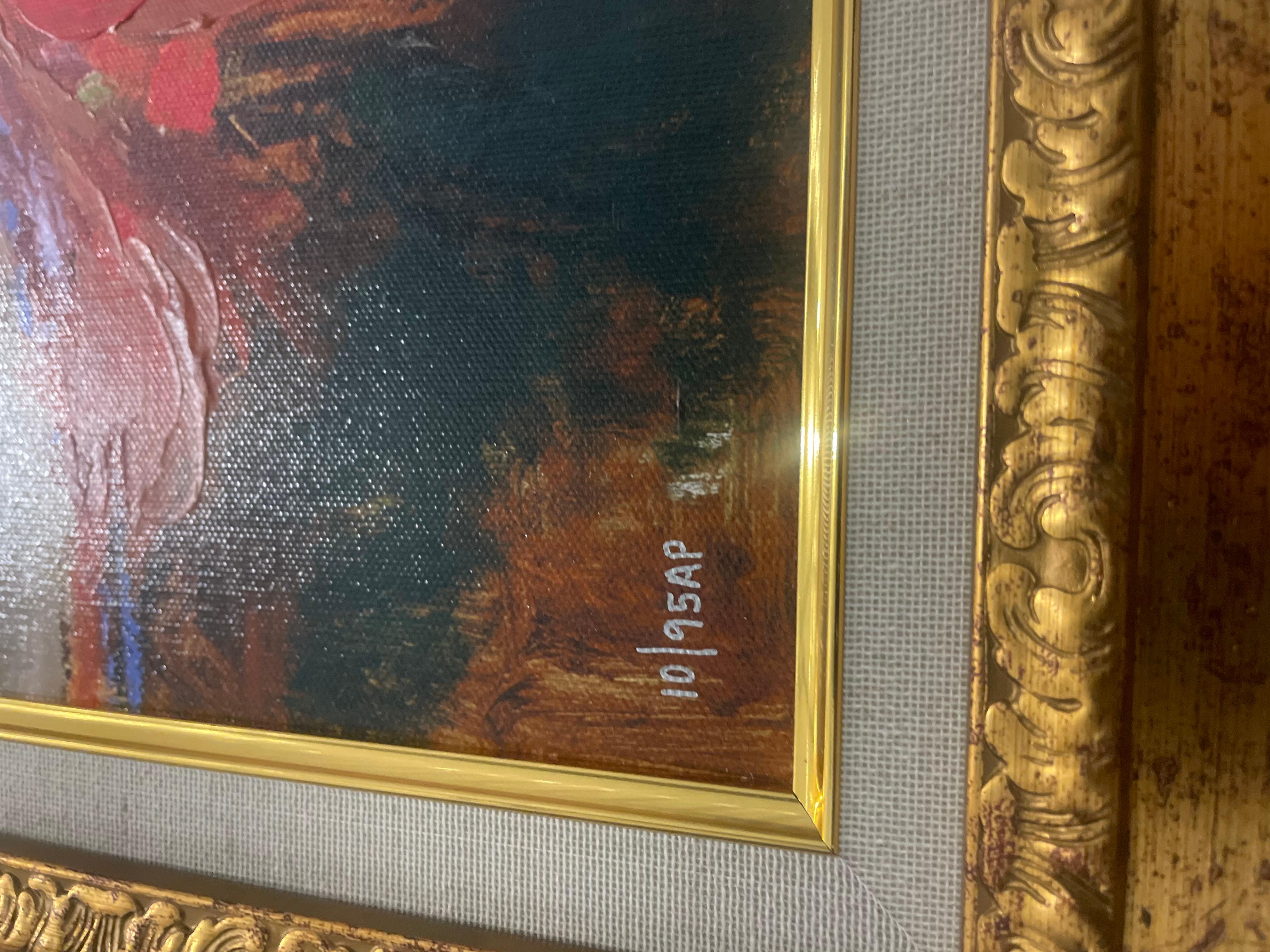 This is an Pino original Giclee on canvas artist proof 95 made signed  29x21