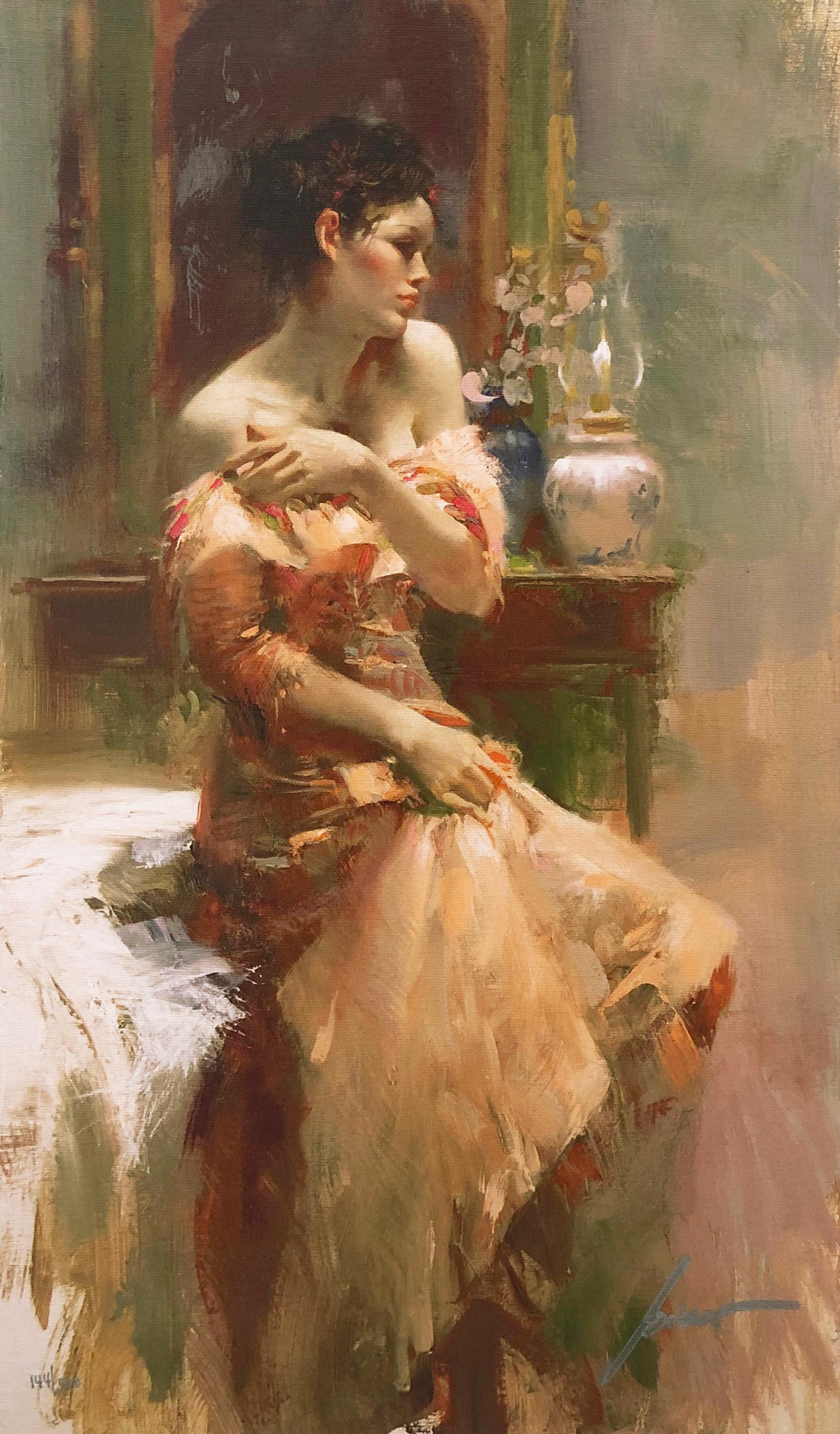 Pino Daeni Portrait Print – SEIDE TAFFETA