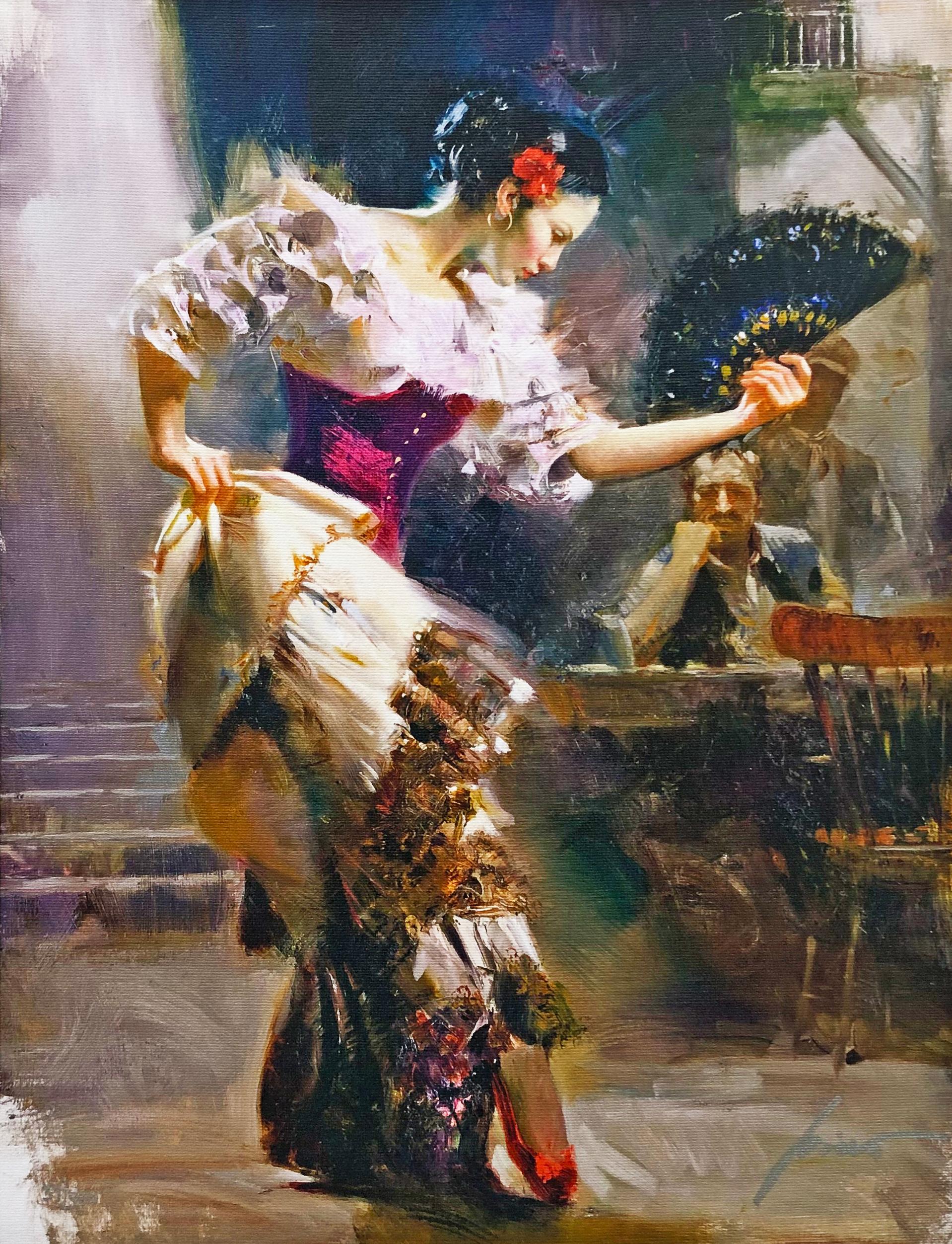 Pino Daeni Portrait Print - THE DANCER