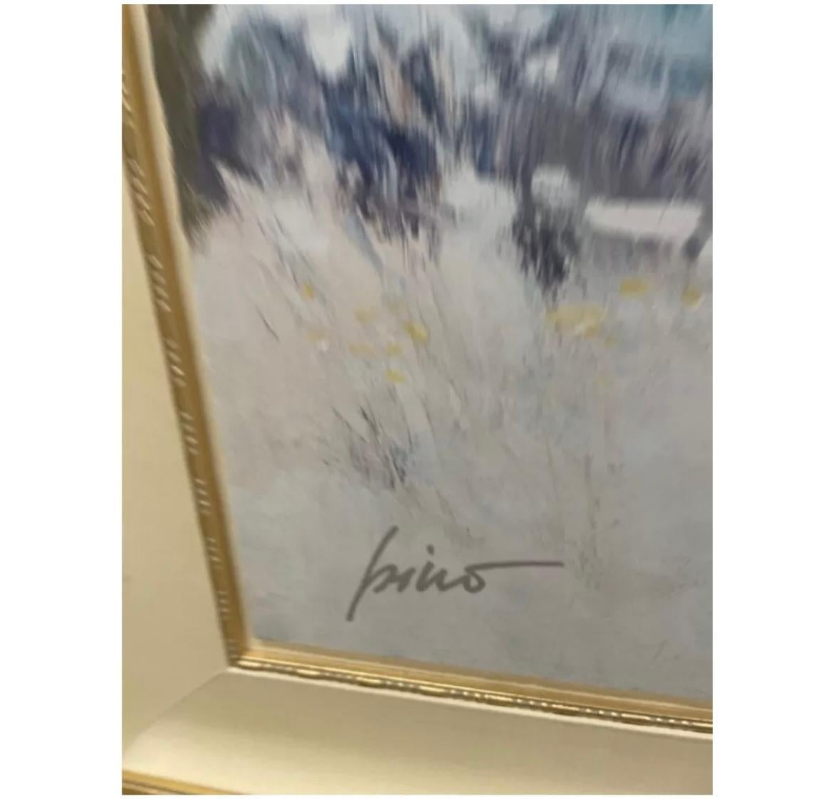 Se trata de un giclée original Pino Daeni Grande embellecido 