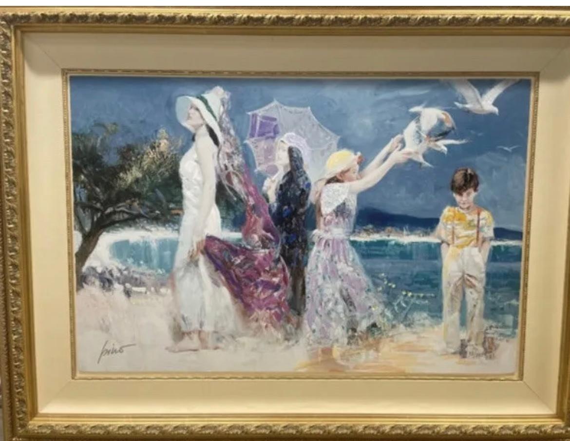 "vuelo de la feminidad" - Sculpture de Pino Daeni