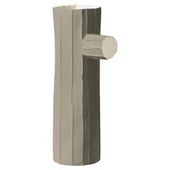 Jarrón de Cerámica Pino Mono Gris