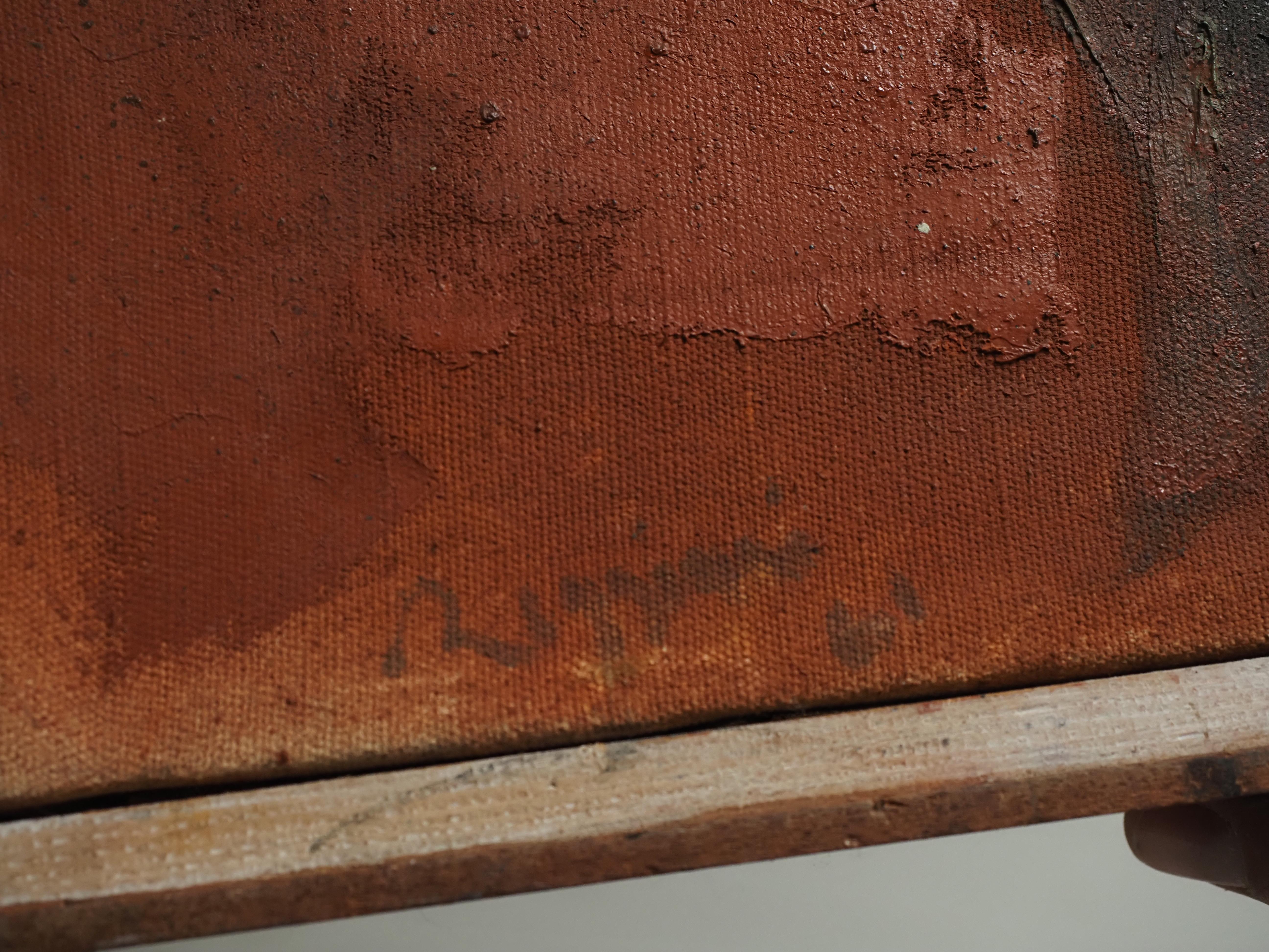 Pino Regianni „Emblema“ 1961 (Leinwand) im Angebot