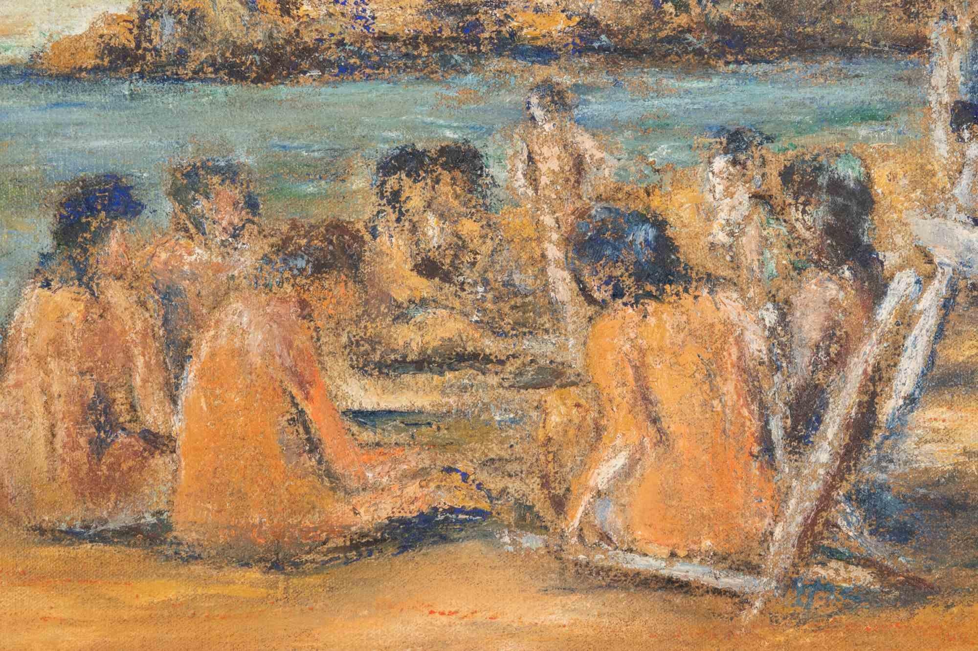 Öl auf Leinwand von Pino Romanò (1934) aus den 1990er Jahren.

Handsigniert. Rückseitig betitelt.

Sehr guter Zustand.