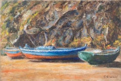 Boats - Oil Paint by Pino Romanò - 1998