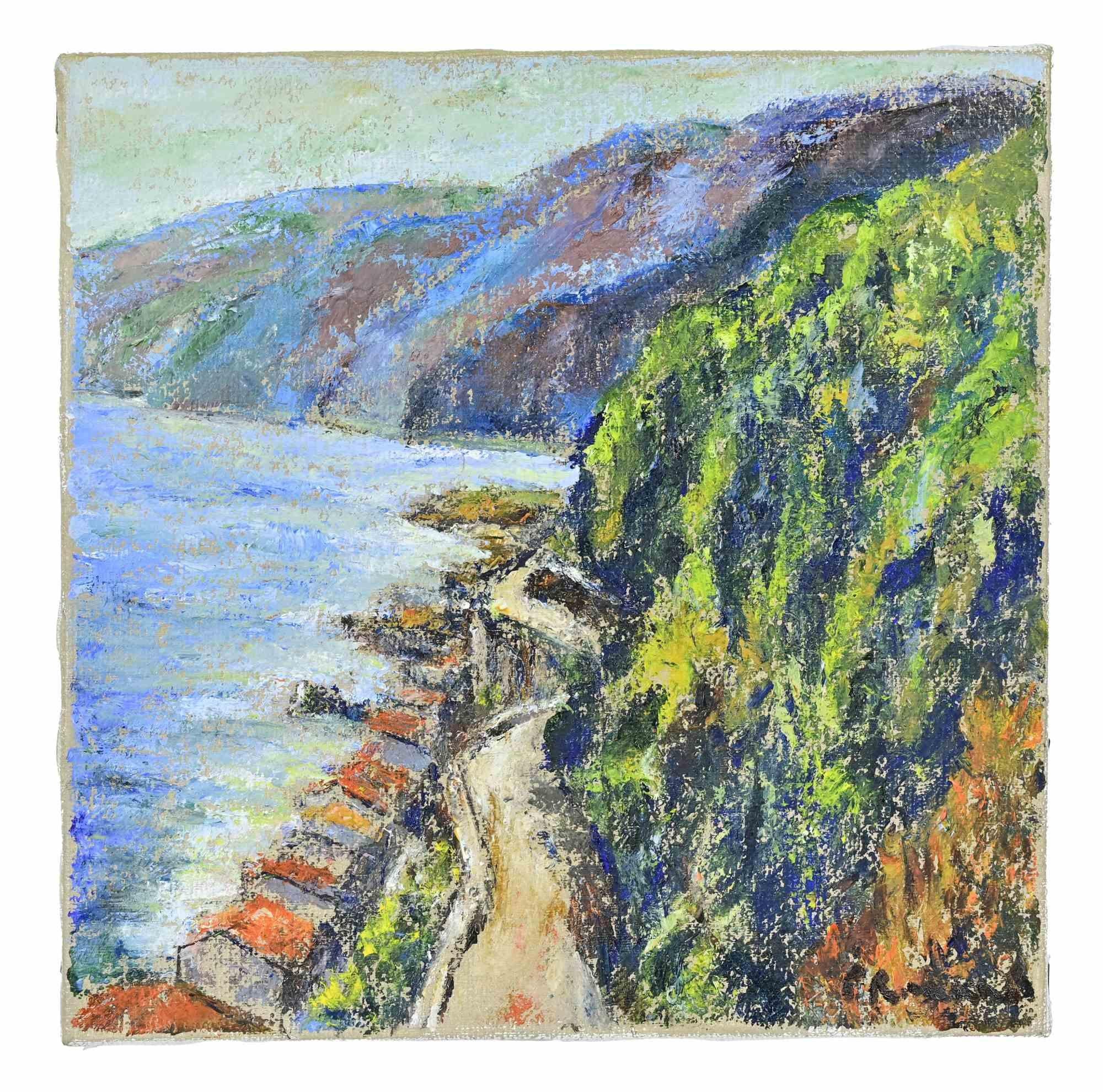 Huile sur toile réalisée par Pino Romanò (1934) dans les années 1990.

Signé à la main. Titré au dos.

Très bon état.