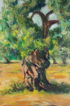 Olive Tree - Oil Paint by Pino Romanò - 1990s