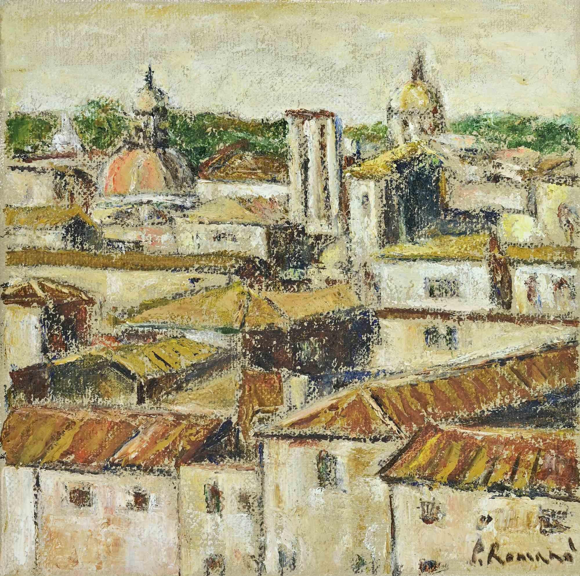 Oil on canvas realized by Pino Romanò (1934) in 1990s.

Hand signed.

Very good condition.