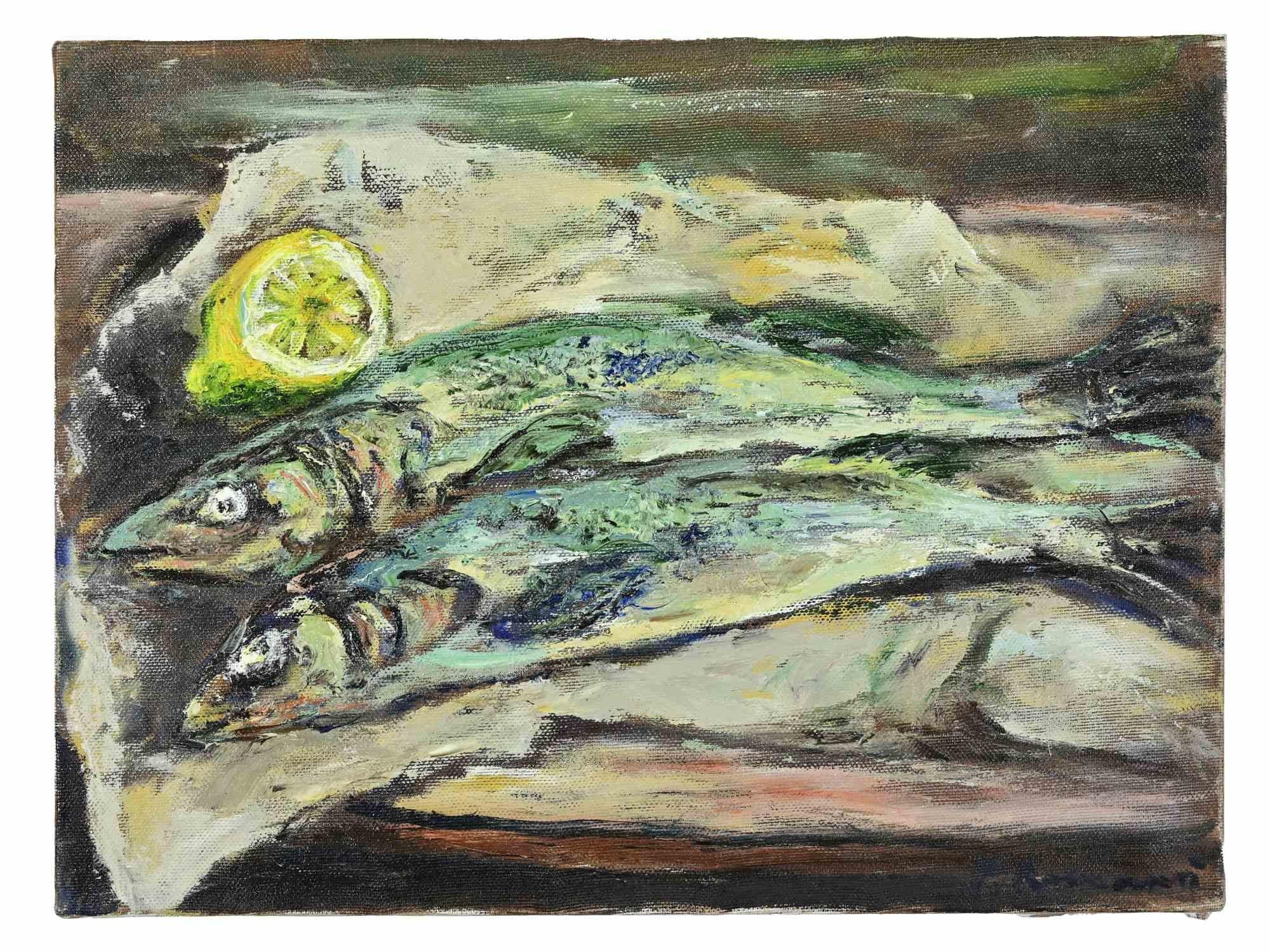 Oil on canvas realized by Pino Romanò (1934) in 2000s.

Hand signed.

Titled on rear.

Excellent condition.