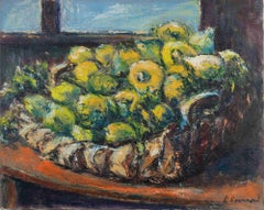 Still Life with Lemons - Oil Paint by Pino Romanò - 2000