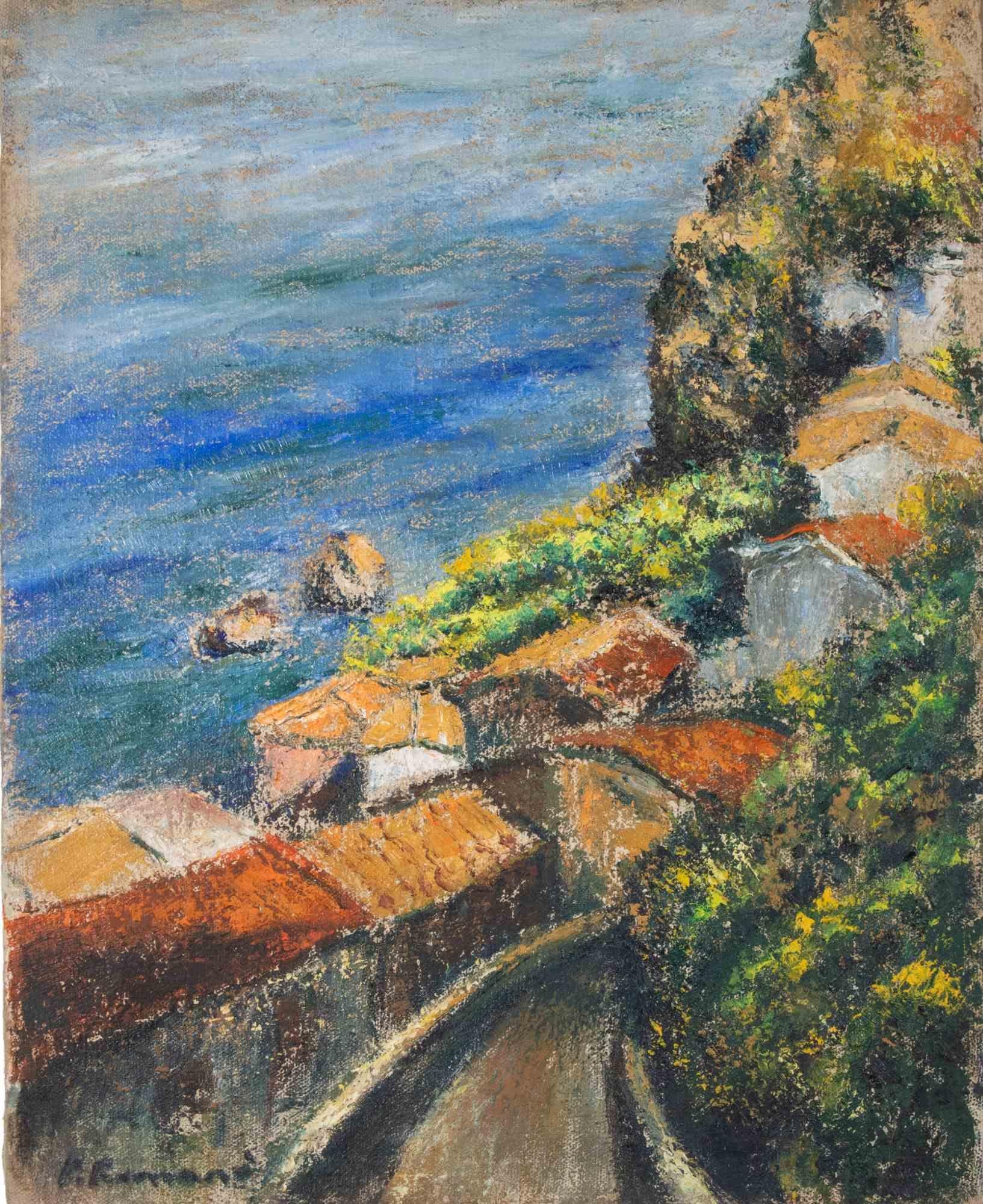 Óleo sobre lienzo realizado por Pino Romanò (1934) en 1999.

Firmado a mano. Titulado y fechado en la parte trasera.

Muy buen estado.