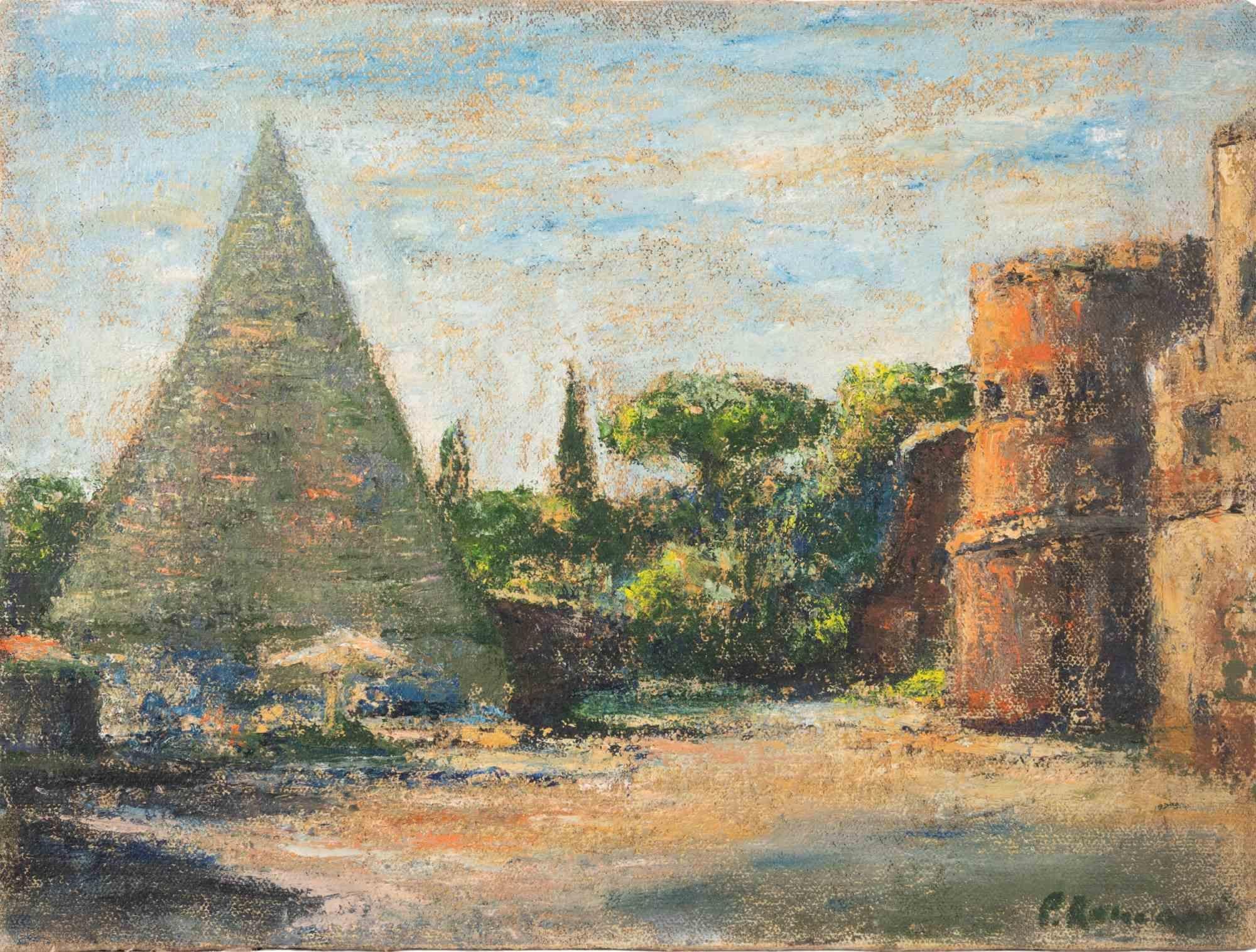 Öl auf Leinwand von Pino Romanò (1934) aus den 1990er Jahren.

Handsigniert. Rückseitig betitelt.

Sehr guter Zustand.
