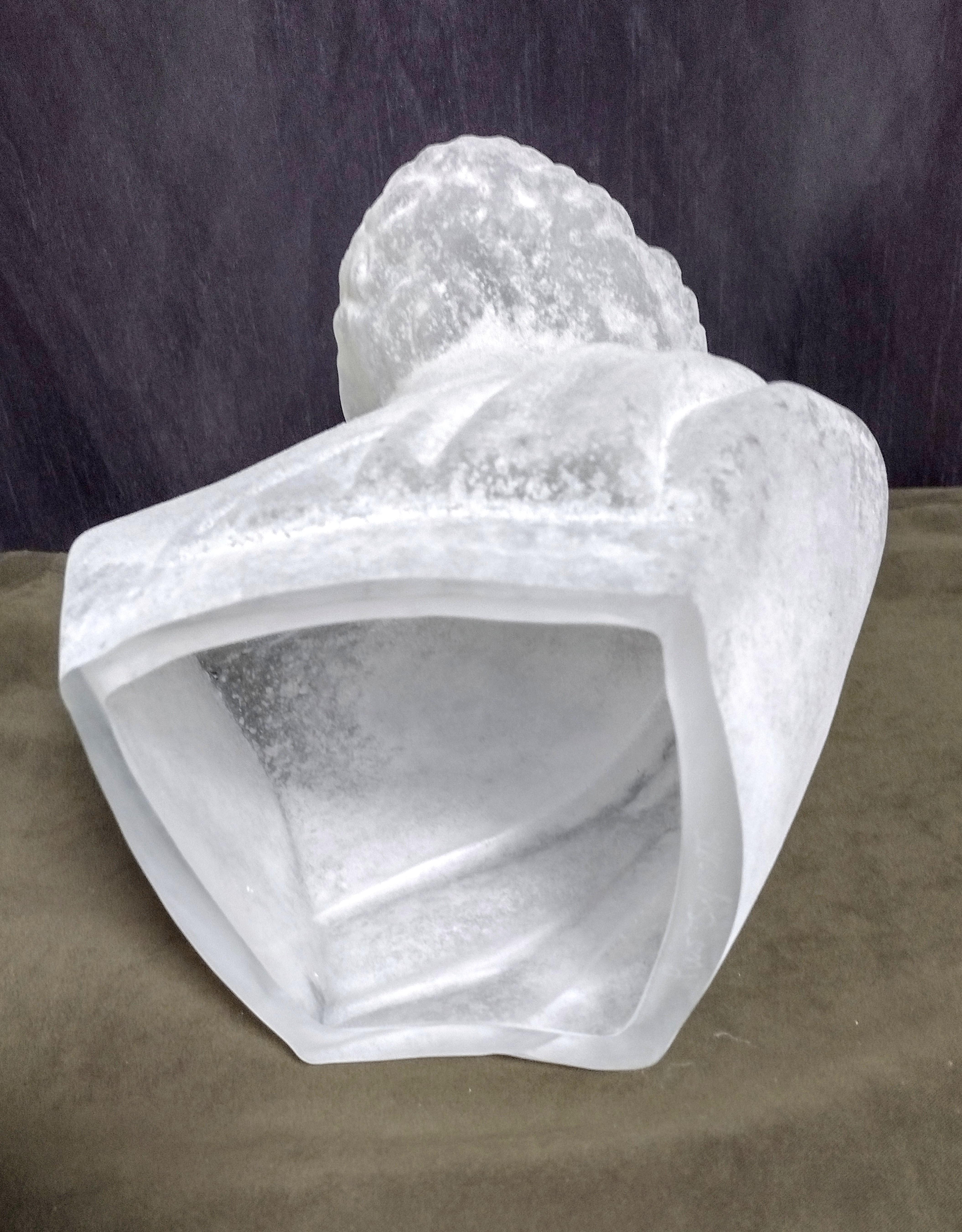 Pino Signoretto Büste des Hippokrates, Murano Glas, venezianisch, italienisches Kunstglas im Angebot 2