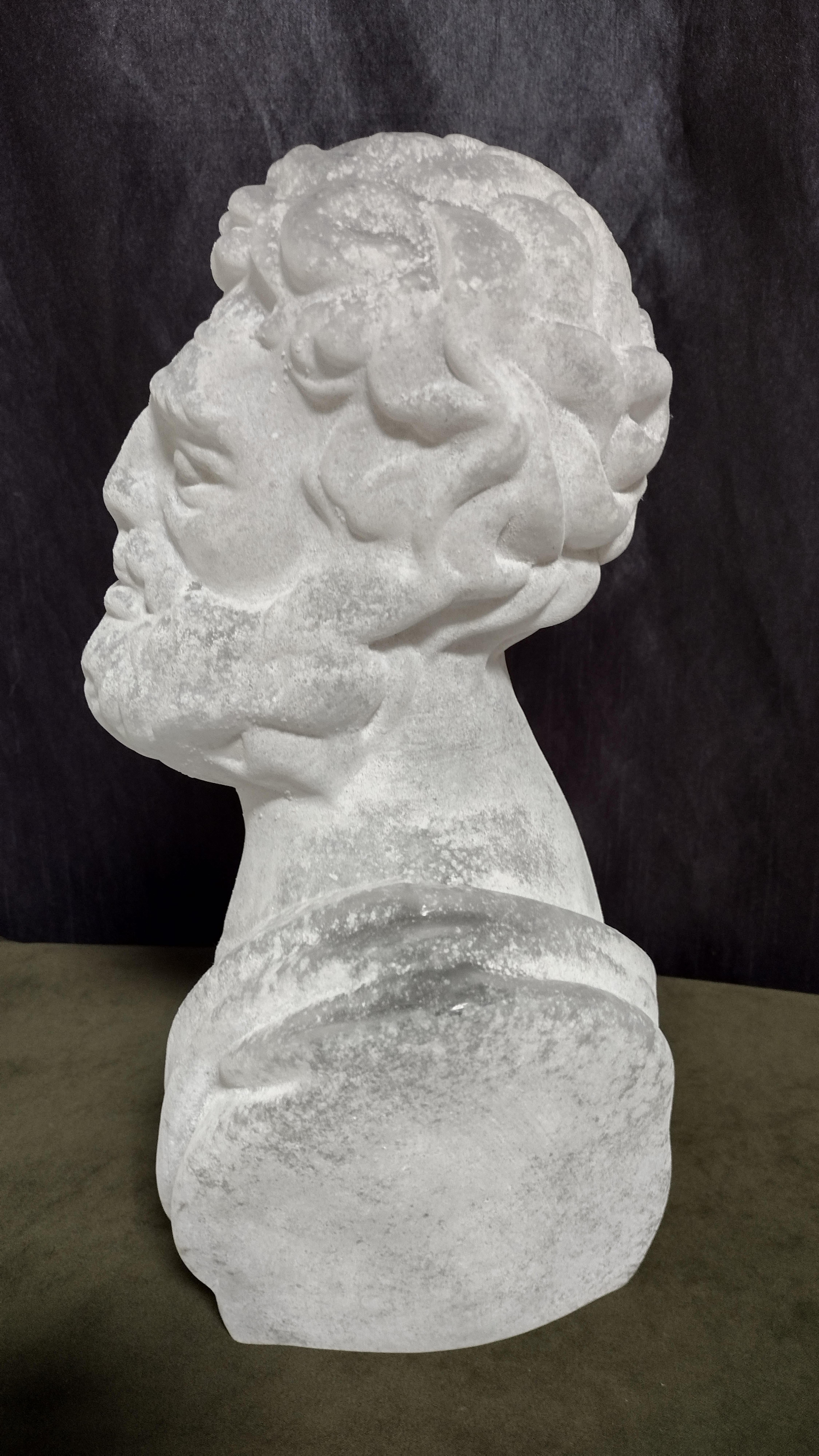 Pino Signoretto Büste des Hippokrates, Murano Glas, venezianisch, italienisches Kunstglas (Italienisch) im Angebot